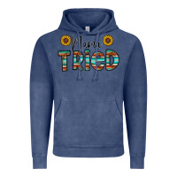 Vintage Denim mama tried Vintage Hoodie - CowhideDigitalArt