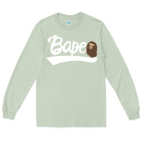 Matcha bape text Long Sleeve Tee - linhVisuals