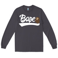 Smoke bape text Long Sleeve Tee - linhVisuals