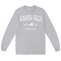 Moon Dust niagara falls new york ny vintage athletic sports design t shirt Long Sleeve Tee - linhVisuals