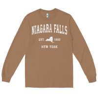 Toasted Coconut niagara falls new york ny vintage athletic sports design t shirt Long Sleeve Tee - linhVisuals