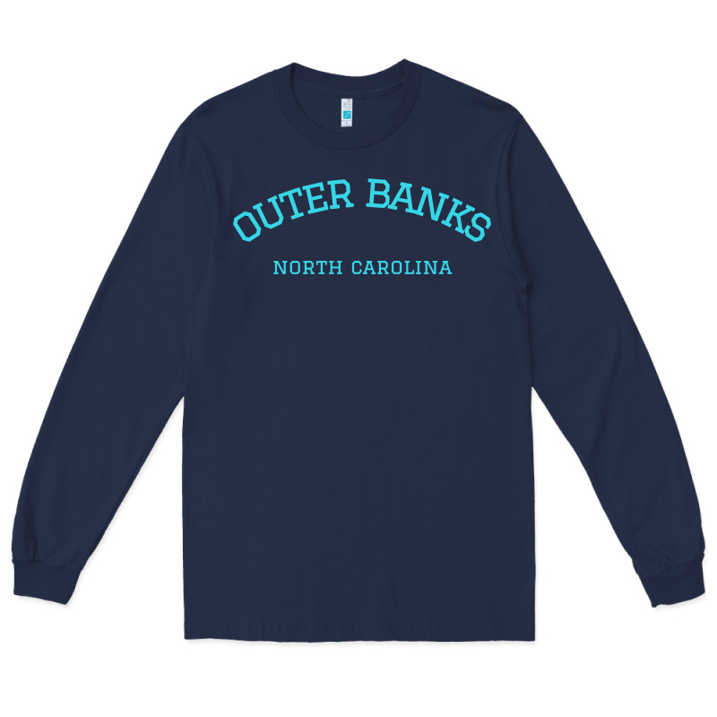 North Carolina Outer Banks Obx Nc Beach Gift Long Sleeve T Shirt Long Sleeve Tee by linhVisuals | Teevron