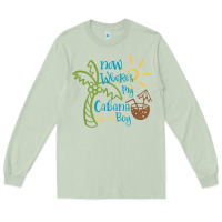 Matcha now where's my cabana boy, beach palm tree coconut t shirt Long Sleeve Tee - linhVisuals