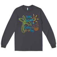 Smoke now where's my cabana boy, beach palm tree coconut t shirt Long Sleeve Tee - linhVisuals