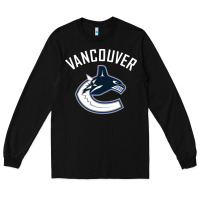 Black canucks white Long Sleeve Tee - linhVisuals