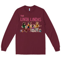 Burgundy growing up   the linda lindas Long Sleeve Tee - linhVisuals