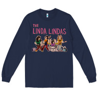 Navy growing up   the linda lindas Long Sleeve Tee - linhVisuals