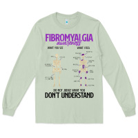 Matcha fibromyalgia awareness do not judge what you dont understand Long Sleeve Tee - linhVisuals