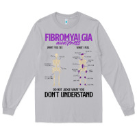 Moon Dust fibromyalgia awareness do not judge what you dont understand Long Sleeve Tee - linhVisuals