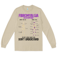 Mushroom fibromyalgia awareness do not judge what you dont understand Long Sleeve Tee - linhVisuals