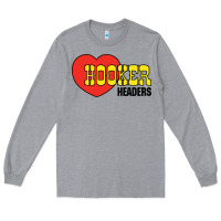 Heather Grey hooker headers Long Sleeve Tee - linhVisuals