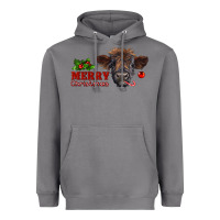 Storm Merry Christmas Calf Heavyweight Hoodie - RanaPortraitStore