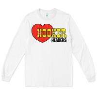 White hooker headers Long Sleeve Tee - linhVisuals