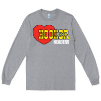 Heather Grey hooker headers Long Sleeve Tee - linhVisuals