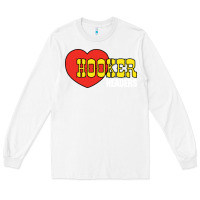 White hooker headers Long Sleeve Tee - linhVisuals