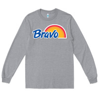 Heather Grey bravo supermarket Long Sleeve Tee - linhVisuals