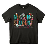 Asphalt nursing student no sleep no money no life Heavy Core Tee - OliviaCreatesArt