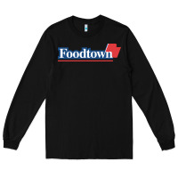 Black foodtown Long Sleeve Tee - linhVisuals