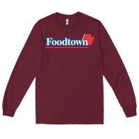 Burgundy foodtown Long Sleeve Tee - linhVisuals