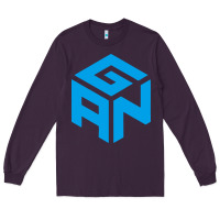 Plum gancube Long Sleeve Tee - linhVisuals