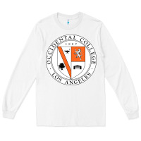 White Occidental College Long Sleeve Tee - linhVisuals