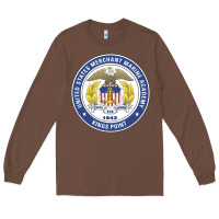 Chestnut United States Merchant Marine Academy Long Sleeve Tee - linhVisuals