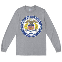 Heather Grey United States Merchant Marine Academy Long Sleeve Tee - linhVisuals