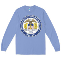 Colony Blue United States Merchant Marine Academy Long Sleeve Tee - linhVisuals