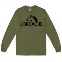 Army Green jordache Long Sleeve Tee - linhVisuals