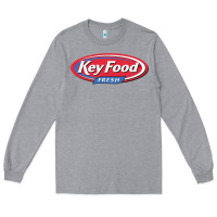 Heather Grey keyfood fresh Long Sleeve Tee - linhVisuals