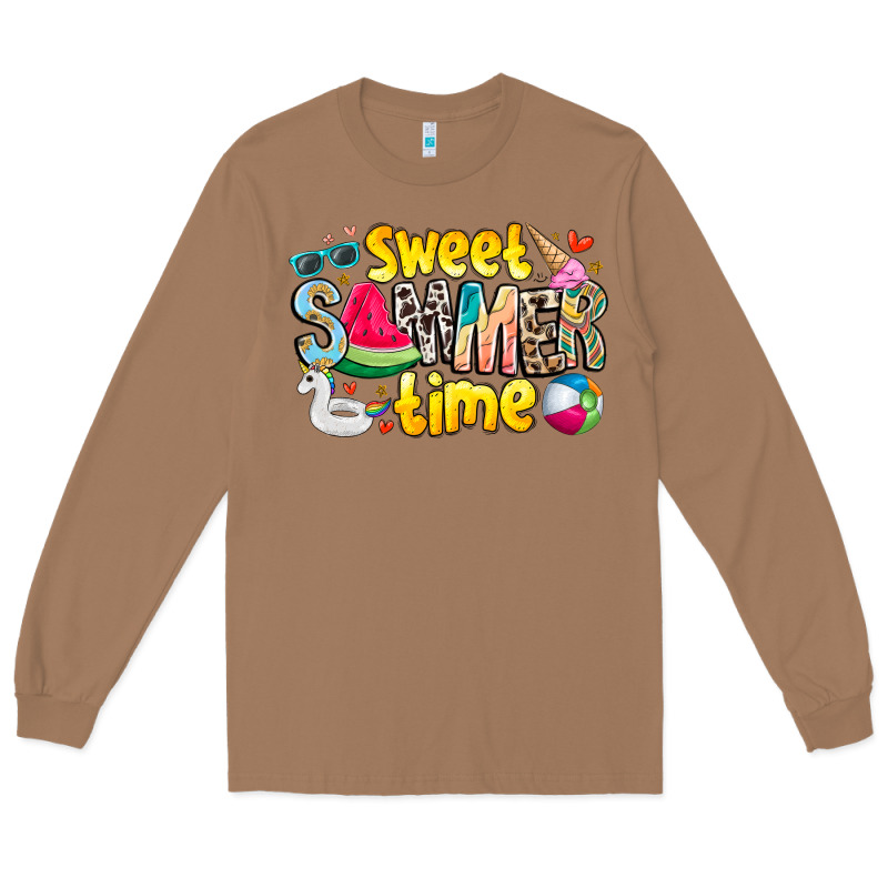 Summer Time Long Sleeve Tee by CowhideDigitalArt | Teevron