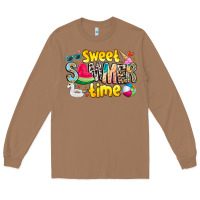 Toasted Coconut summer time Long Sleeve Tee - CowhideDigitalArt
