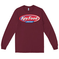 Burgundy keyfood fresh Long Sleeve Tee - linhVisuals
