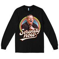 Black serenity later serenity now Long Sleeve Tee - linhVisuals