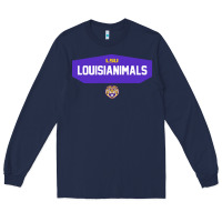 Navy lsu louisianimals Long Sleeve Tee - linhVisuals