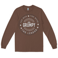 Chestnut graphic 365 grumpy the legend men funny gift Long Sleeve Tee - linhVisuals