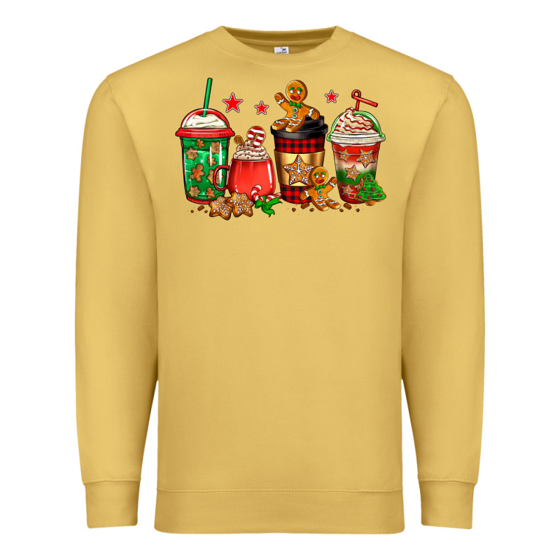 Christmas Cookies Coffee Premium Sweatshirt by Jasminsmagicworld | Teevron