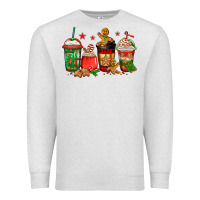 Oatmeal Heather christmas cookies coffee Premium Sweatshirt - Jasminsmagicworld