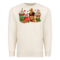 Sandshell christmas cookies coffee Premium Sweatshirt - Jasminsmagicworld