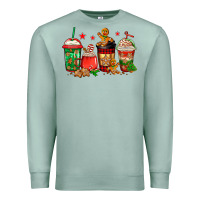Seafoam christmas cookies coffee Premium Sweatshirt - Jasminsmagicworld