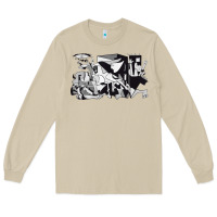 Mushroom guernica artwork Long Sleeve Tee - linhVisuals