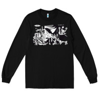 Black guernica artwork Long Sleeve Tee - linhVisuals