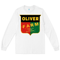 White oliver farm Long Sleeve Tee - linhVisuals