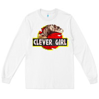 White clever girl Long Sleeve Tee - linhVisuals