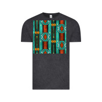 Vintage Black native american aztec seamless pattern 5 Vintage Tee - BundleAndBundleShop