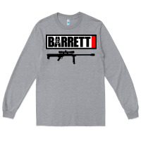 Heather Grey barrett firearm company Long Sleeve Tee - linhVisuals