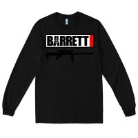 Black barrett firearm company Long Sleeve Tee - linhVisuals