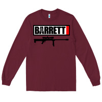 Burgundy barrett firearm company Long Sleeve Tee - linhVisuals