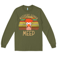 Army Green the muppet show beaker meepers gonna meep Long Sleeve Tee - linhVisuals