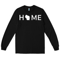Black home in wisconsin love u.s Long Sleeve Tee - linhVisuals